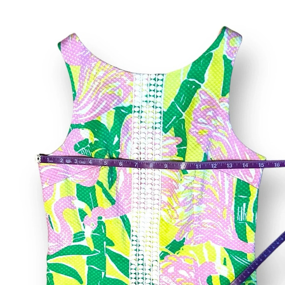 Lilly Pulitzer For Target Women's size 2 Fan Dance Shift Dress Flamingo 20th LFT - Picture 4 of 9